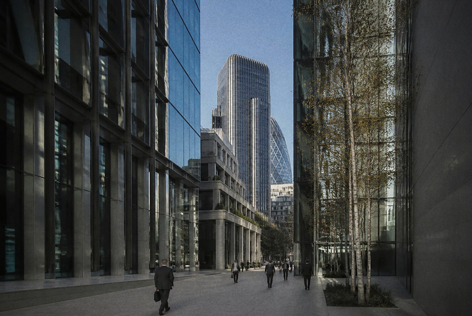 Modern City of London business district